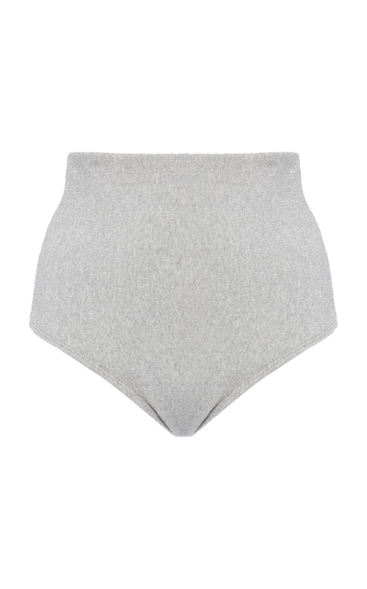 Agua De Coco High Waist Glitter Bikini Bottom