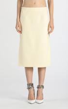 Moda Operandi N21 Vented Crepe Midi Skirt