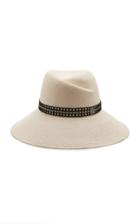 Maison Michel Rose Straw Caning Hat