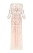 Moda Operandi Needle & Thread Wallflower Embroidered Tulle Gown Size: 6