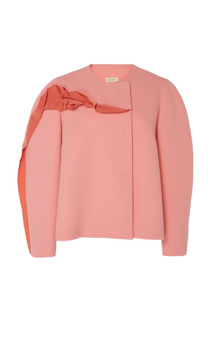 Delpozo Grosgrain Crepe Jacket