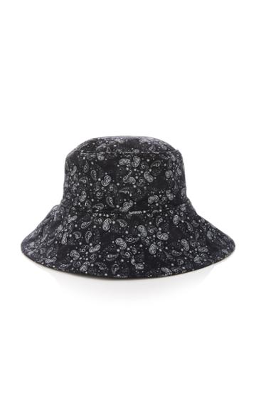 Sensi Studio Printed Corduroy Bucket Hat