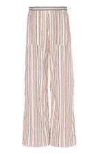 Moda Operandi Alix Of Bohemia Freeman Striped Cotton-linen Wide-leg Pants Size: M