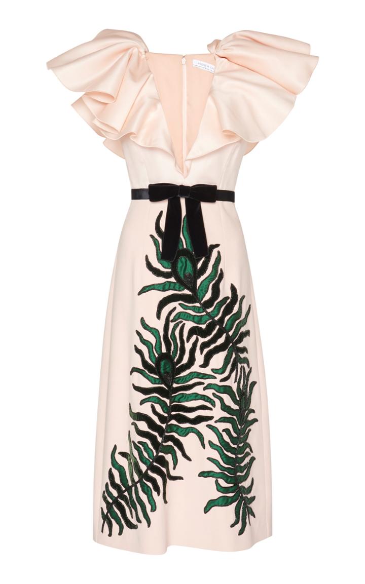 Andrew Gn Ruffle Midi Dress