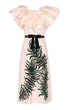 Andrew Gn Ruffle Midi Dress