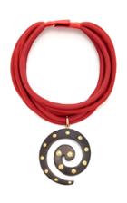 Grazia & Marica Vozza Charm Ebony Spiral