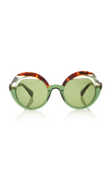 Moda Operandi Kaleos Eyehunters Parker Round-frame Acetate Sunglasses