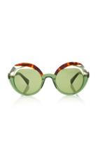 Moda Operandi Kaleos Eyehunters Parker Round-frame Acetate Sunglasses