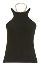 Moda Operandi Dion Lee Chain-detailed Cotton-blend Tank Top