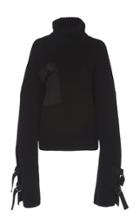 David Koma Ribbon Chunky Knit Sweater
