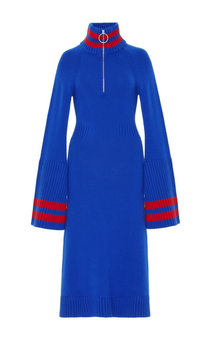 Jamie Wei Huang Cashmere Bell Sleeve Dress