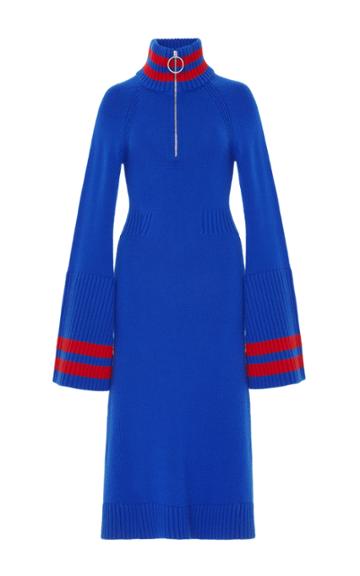 Jamie Wei Huang Cashmere Bell Sleeve Dress