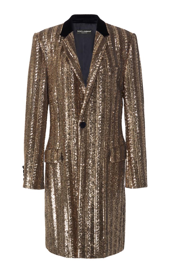 Dolce & Gabbana Sequined Coat