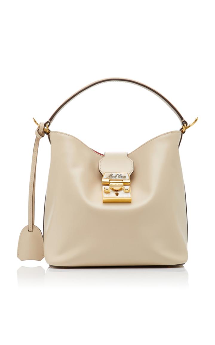 Mark Cross Murphy Small Bucket In Smooth Calf Leather