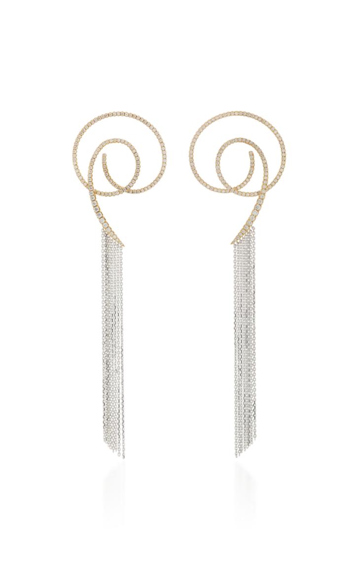 Mike Joseph Amante Looped Earrings With Fringe