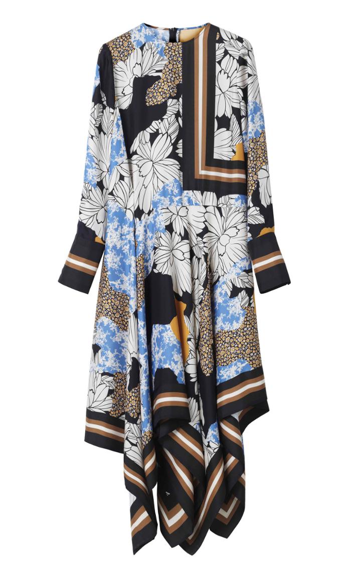 By Malene Birger Malena Printed Midi Dress