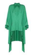 Lado Bokuchava Asymmetric Satin High-low Tunic Shirt