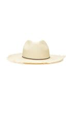 Rae Feather M'o Exclusive Monogrammable Frayed Edge Panama Hat