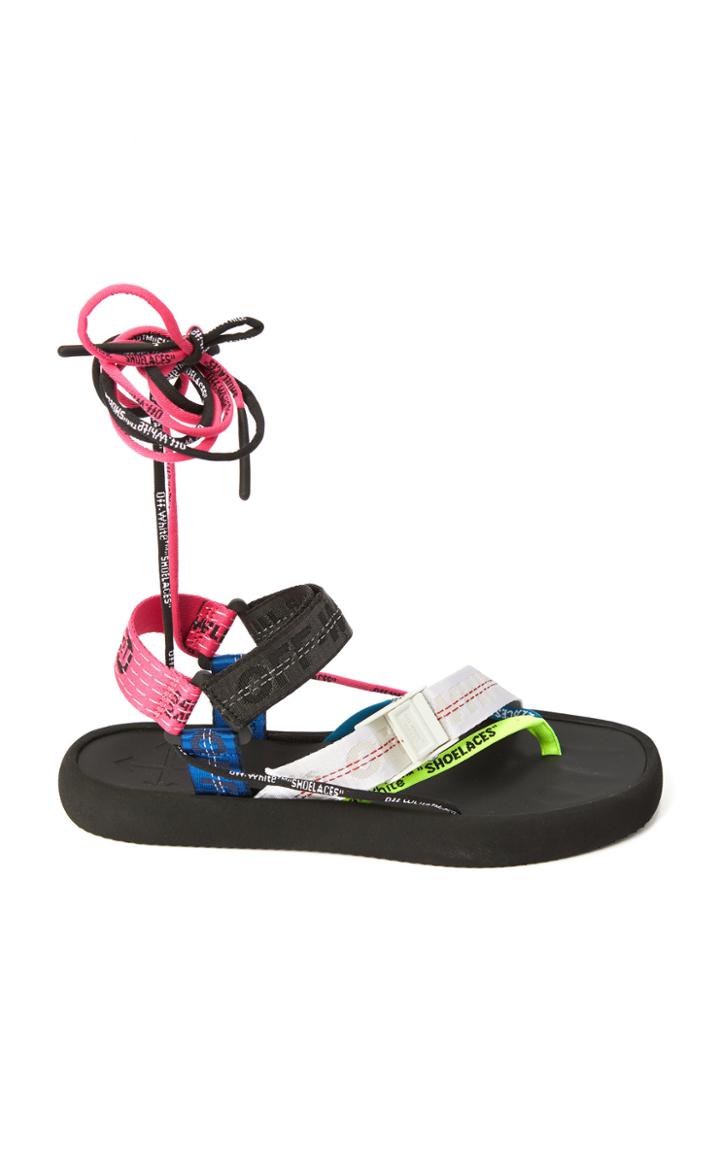 Moda Operandi Off-white C/o Virgil Abloh Color Blocked Micro Sandals Size: 36
