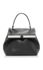 Gu De Dolly Emboss-trimmed Leather Bag