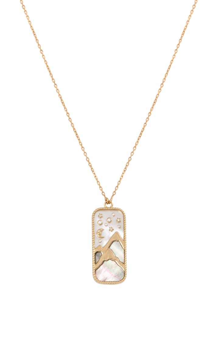 Moda Operandi L'atelier Nawbar 18k Yellow Gold Elements Of Love Earth Pendant