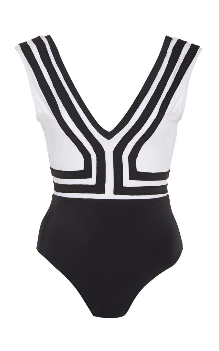 Oye Swimwear Maia V-neck Swimsuit