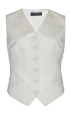 Dolce & Gabbana Button-front Faille Tuxedo Vest