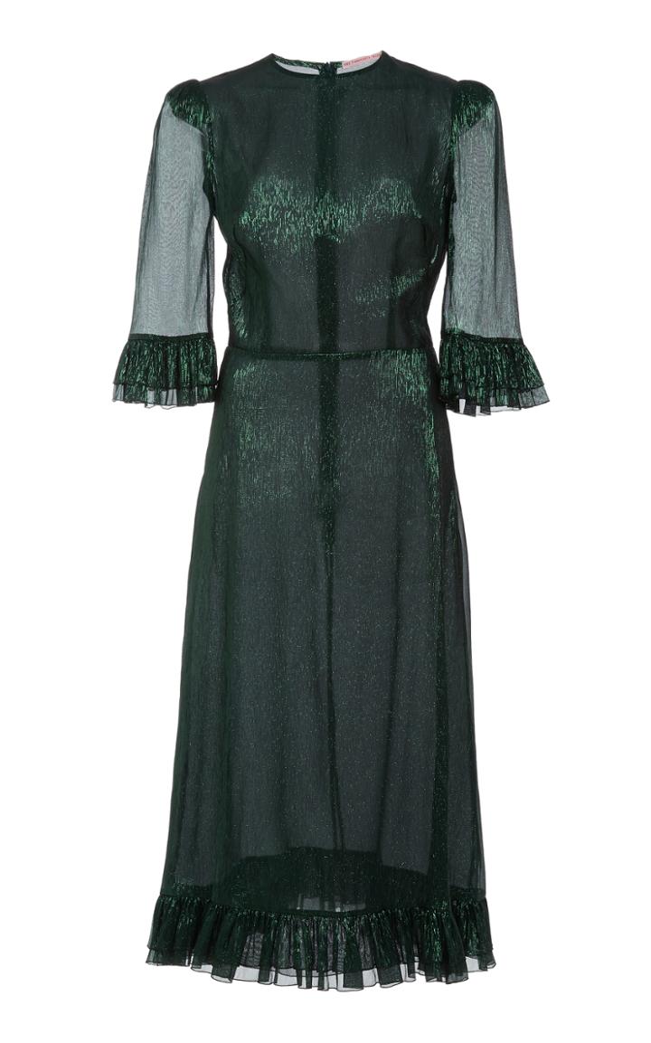 The Vampire's Wife Knee Length Metallic Festival Dress