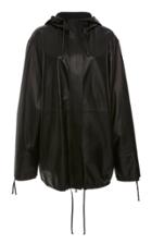 Victoria Beckham Hooded Leather Jacket
