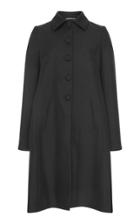 Rochas Coat With Belt On The Back