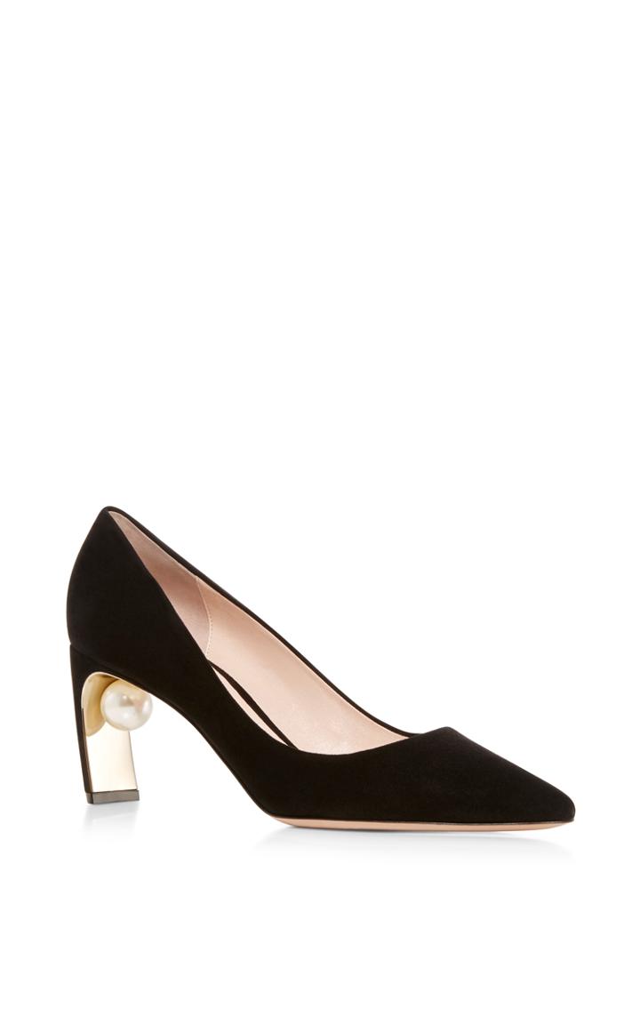 Nicholas Kirkwood Maeva Suede Pearl Pumps