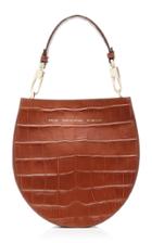 Chylak Horseshoe Croc-effect Leather Top Handle Bag