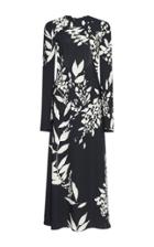 Rochas Glycines Printed Gown