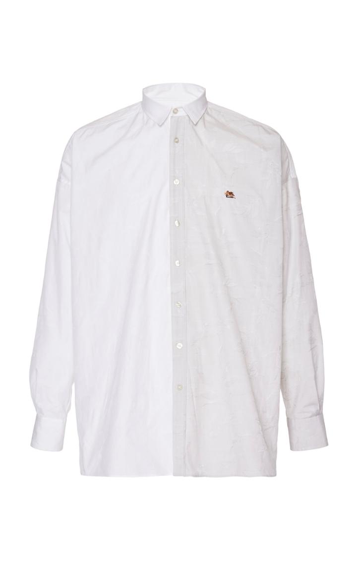 Etro Button Up Shirt With Embroidery