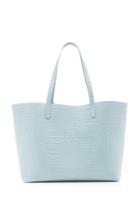 Mansur Gavriel Croc-embossed Leather Tote Bag