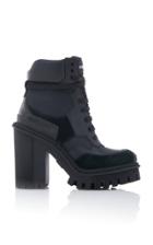 Dolce & Gabbana Leather Platform Ankle Boots