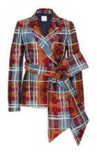 Stella Jean Plaid Waist Coat