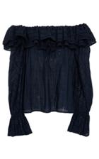 Merlette Kotor Ruffled Off-the-shoulder Blouse
