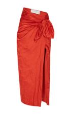 Monse Knotted Cotton-blend Midi Skirt