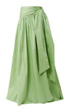 Rodebjer Journey Wrap-effect Cotton Maxi Skirt