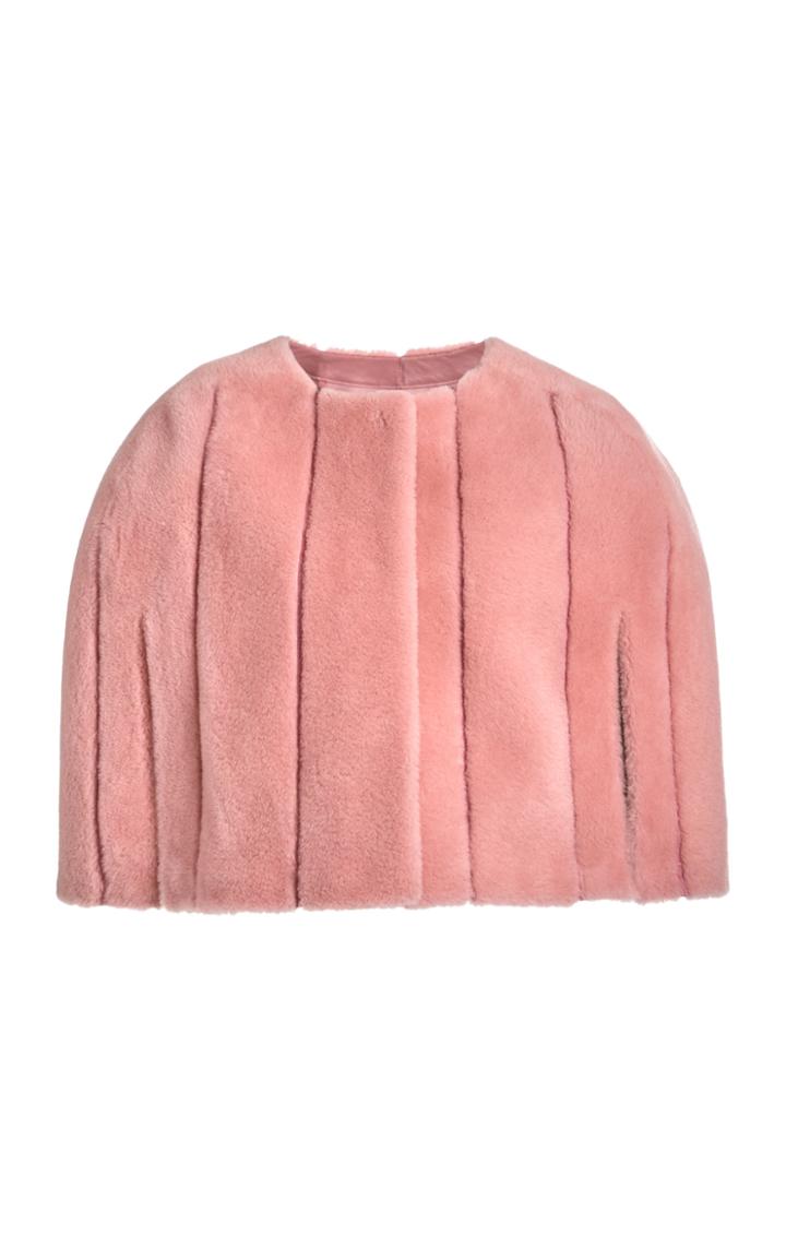 Moda Operandi J. Mendel Shearling Capelet Size: 2