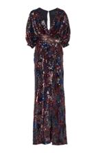 Costarellos Sequin Embellished Gown