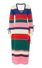 Rosie Assoulin Ottoman Stripe Knit Dress