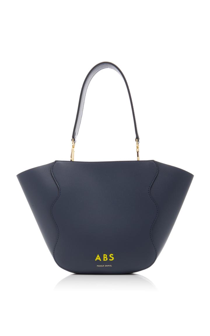Moda Operandi Mansur Gavriel Monogrammable Calf Mini Ocean Tote