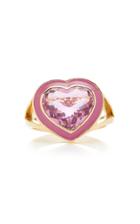 Yi Collection 18k Gold, Tourmaline And Enamel Ring