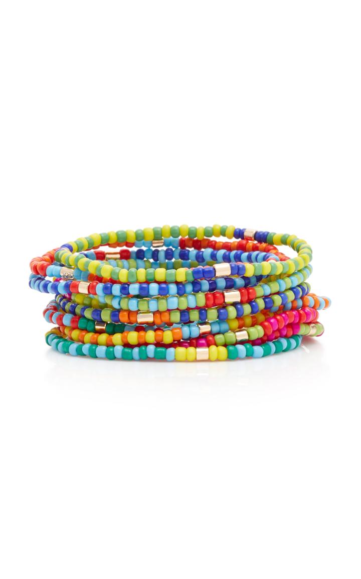 Roxanne Assoulin Patchwork Brite Set-of-twelve Beaded Bracelets