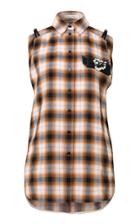 Dorothee Schumacher Fragmented Checks Sleeveless Cotton Blend Top