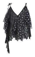 Romance Was Born Full Circle Frill Cold Shoulder Cami
