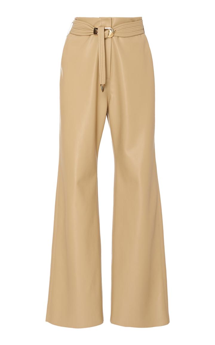 Nanushka Kisa Vegan Leather Flared-leg Pants