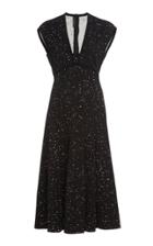 Narciso Rodriguez Sleeveless Cotton-jacquard Midi Dress